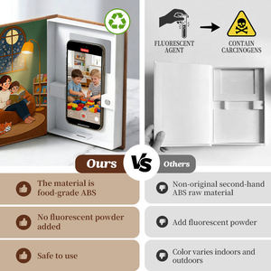Funda Personalizada con Simulación de Libro, Soporte Oculto para Teléfono, Nuevo Tipo Antiadicción al Teléfono para Niños - Product Image 5
