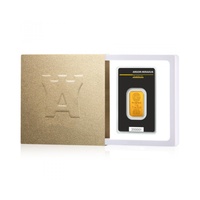 Emballage cadeau pour lingot d'or de 100g avec logo imprimé, emballage de raffinage de lingot d'or, carte blister anti-effraction, cadre flottant 3D