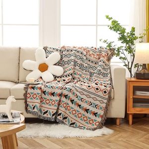 Bán Buôn Bohemian Thiết Kế Độc Đáo Thoải Mái Phía Tây Nam Món Quà Trang Trí Phong Cách Couch Sofa Bìa Thảm Có Thể Đảo Ngược Ném Chăn - Product Image 1