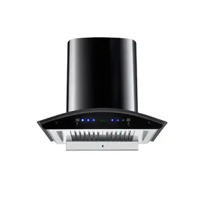 China Wholesale Household Kitchen Chimney Stainless Steel 60 /90cm Wall Mounted Cooker Hood for Kitchen