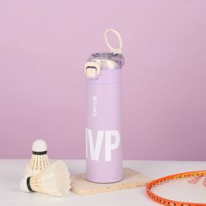 MVP Bounce Stainless Steel Vacuum Tumbler Double Wall Insulated Gym Sport Water <b>Bottle</b> with Lid Modern Design - Product Image 4