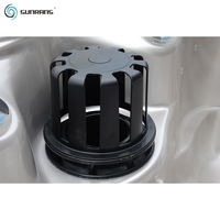 Jacuzzi Inteligente Acrílico para Exteriores Sunrans, Moderno, con 2 Asientos y 1 Sillón Reclinable, Ecológico, con Garantía de 5 Años, Sistema Balboa, Fácil de Instalar