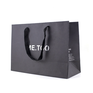 Chaussures personnalisées, sacs en papier imprimés de marque de luxe avec votre propre logo, sacs en papier à provisions en <span class=keywords><strong>carton</strong></span>, sacs cadeaux pour petites entreprises - Product Image 5