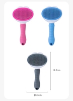 Brosses auto-nettoyantes pour chiens, chats, outil de toilettage, élimine doucement la sous-couche lâche