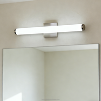 Lampes de vanité Salle de bain moderne Vanité LED Barre de lumière décorative Rectangulaire Montage mural Hôtel Vanité Miroir Lumière 5CCT 120V