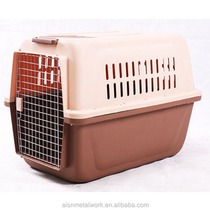 Stocked Plastic Pet House Bags Dog Flight Cage Cat Transport Carrier Box