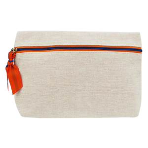 Impression personnalisée jute cosmétique sac à fermeture éclair <span class=keywords><strong>pochette</strong></span> <span class=keywords><strong>bolso</strong></span> de cosmeticos - Product Image 1