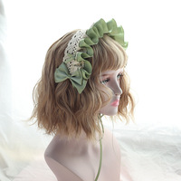 Accessoires de cheveux Lolita en tissu de dessin animé, style Joker mignon, multicolore, pour festival, bandeau fait main, nœud doux pour fille