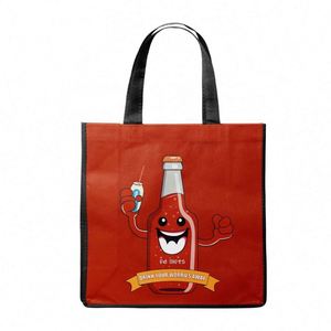 Bolsas de Compras Reutilizables Ecológicas de Tela No Tejida al por Mayor, Bolsas Portátiles para Regalos Promocionales y Empresariales - Product Image 3