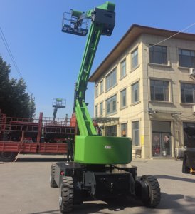 Nuevo elevador de pluma pequeña, elevador telescópico, limpieza de ventanas, ManLift, elevadores de pluma articulados eléctricos hidráulicos, Jib Fly Skylift - Product Image 5
