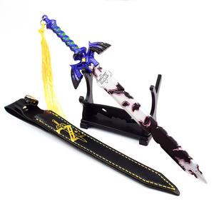 Legend of <span class=keywords><strong>Zelda</strong></span> Link Master Sword 22cm Sword Steel Holster Version Metal Sword Model se puede personalizar alrededor del modelo - Product Image 1