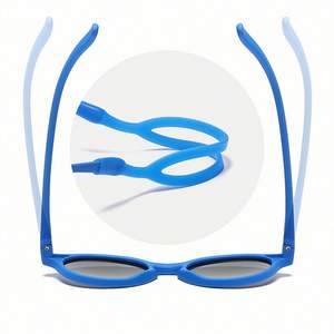 Gafas de Sol Redondas de Silicona para Bebés, Niños y Niñas, con Protección UV400, Polarizadas, con Correa, Diseño Personalizado con Logotipo, 2025 - Product Image 4