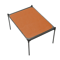 Tapis de camping durable en gros, tapis de pique-nique extérieur, tapis de camping de luxe en cuir