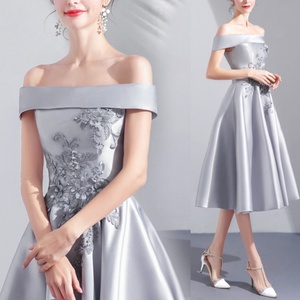 Vestido de Novia Nuevo, Tallas XS-3XL, para Fiesta de Noche, Reunión Anual, Presentadora, Dama de Honor - Product Image 1