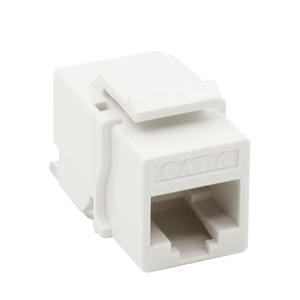 OEM 8P8C メス <span class=keywords><strong>RJ45</strong></span> UTPCat5e/Cat6/Cat6A キーストーンジャック 90度ピン対応 ブラックモジュール ネットワークコネクタ 通信 ISO9001 - Product Image 3