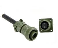 Connecteur circulaire étanche de puissance militaire MIL-DTL-5015 MS3106A-28-11P MS3102A-28-11S 22 broches