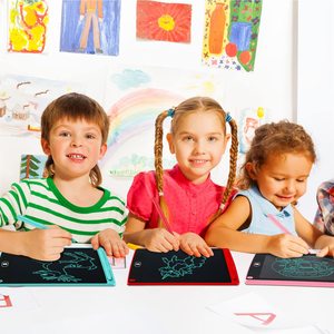 LCD Writing Tablet 8.5 Inch Portable Electronic Drawing Board Digital <b>Memo</b> <b>Pad</b> with Self-Adhesive Feature Customizable for Kids - Product Image 5