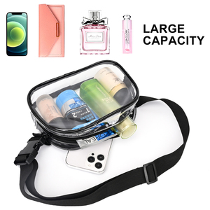 Riñonera de pvc transparente para hombre, bolso de cinturón para correr, personalizado, portátil, impermeable, para exteriores - Product Image 3