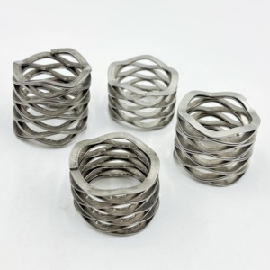 OEM tùy biến đa sóng Suối nước nén sóng mùa xuân với đồng bằng kết thúc - Product Image 2