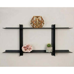 Estante de Pared Metálico Kora de 75 cm, Acero con Recubrimiento en Polvo Mate, Estantes Modernos para Montar en la Pared para Salas de Estar, Cocinas, Oficinas y Estudios - Product Image 5