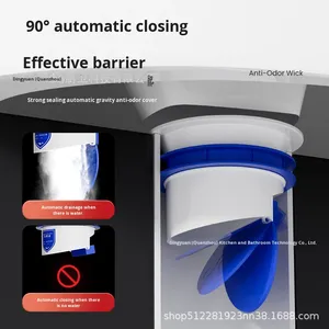 Meistverkauftes Badezimmer-Sanitärzubehör Anti-Verstopfungs- und Anti-Geruchs-Toilettenventil mit Schwerem Anti-Rückfluss-Ventil für Sanitärabdichtungen - Product Image 3