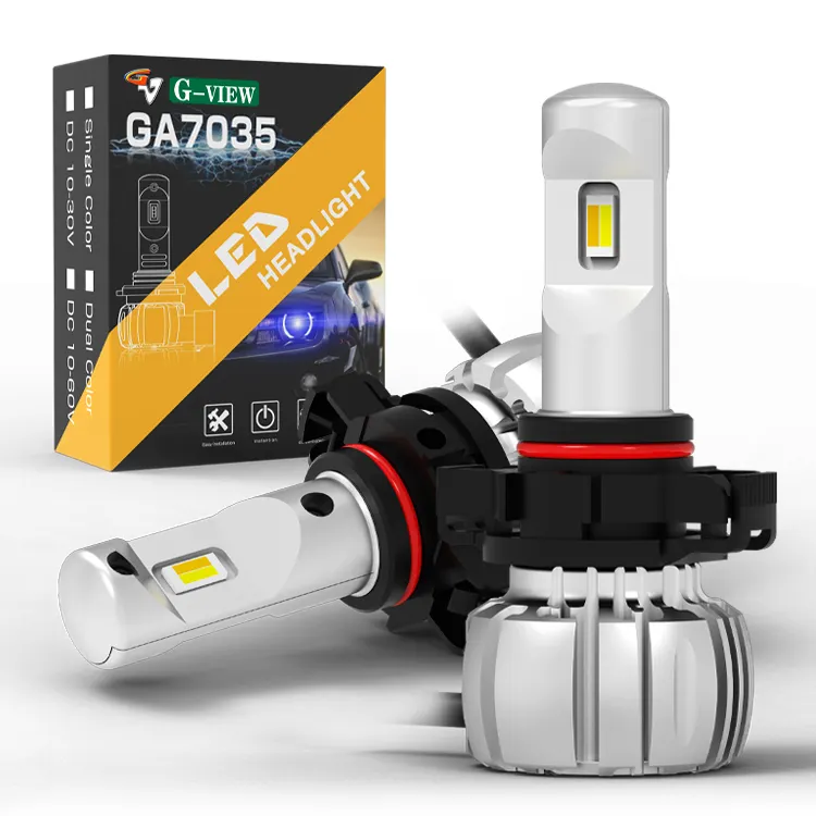 Gview GA7035 Fanless Foglight Auto Lighting H1 H3 880 881 9012 9005 9006 LED High Brightness Single Dual Color Fog Light
