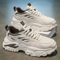 Dagelijkse ademende mesh casual wandelschoenen met rubberen antislipzool