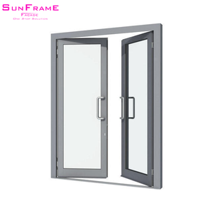 <span class=keywords><strong>Porte</strong></span> battante en verre double au design moderne pour l'extérieur <span class=keywords><strong>Porte</strong></span> <span class=keywords><strong>d</strong></span>'<span class=keywords><strong>entrée</strong></span> résidentielle en alliage <span class=keywords><strong>d</strong></span>'aluminium pour villa ou appartement - Product Image 2