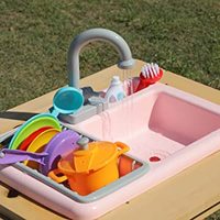 Nouvel arrivage ensemble de banc de pique-nique pour activités des enfants, table de pique-nique pour enfants en plein air avec parapluie