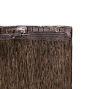 Virgin Remy Human <b>Hair</b> <b>Halo</b> <b>Hair</b> Extensions No Tape No Glue Adjustable Width 12-40Inch Balayage Highlight Color For Women <b>Hair</b> . - Product Image 2