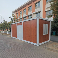 Maison préfabriquée en acier et panneaux sandwich XH au design moderne avec douche et salle de bain, montage facile, villa modulaire et utilisation hôtelière
