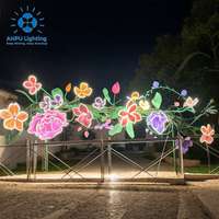Lampu Dekorasi Lengkungan Bunga LED Anpu Giant IP65 untuk Liburan, Taman Luar Ruangan & Pernikahan