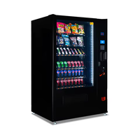 Distributeur automatique de boissons et de snacks 24h/24, distributeur automatique d'eau et de boissons pour articles de vente au détail