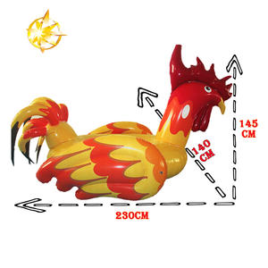 Flotador Inflable <span class=keywords><strong>de</strong></span> Plástico Personalizado Waterhan PE con Forma <span class=keywords><strong>de</strong></span> Gallo para Piscina, Juguete Acuático para Exteriores - Product Image 2