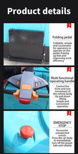 Apilador eléctrico de buen material, transpaleta, apilador innolift, apilador de palé FP para elevación - Product Image 4