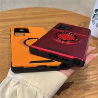 Coque de téléphone magnétique avec support pour Samsung S26 S25 S24 S23 S22 S21 Ultra Plus, étui de protection avec anneau pour Samsung S24 S23 S21 FE