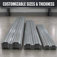 Matériaux de construction métalliques YXB51-233-699 – Tôles de couverture durables en acier ouvert sans coulage de béton pour mezzanine