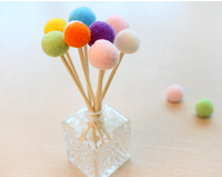 Nouveau produit 1cm 1.5cm 2cm 2.5cm 3cm Bâtonnets diffuseurs de parfum en fibre colorés