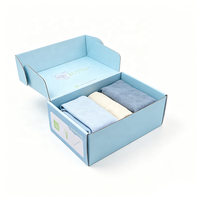 Boîte d'expédition en carton ondulé personnalisée avec logo, directement de l'usine, pour vêtements, boîte en carton robuste pour l'expédition de chaussures et de serviettes