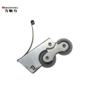 Roulettes populaires FangShunLi en cuivre et fer pour portes coulissantes de placard, quincaillerie de cadre d'armoire, OEM disponible, emballage personnalisable - Product Image 5