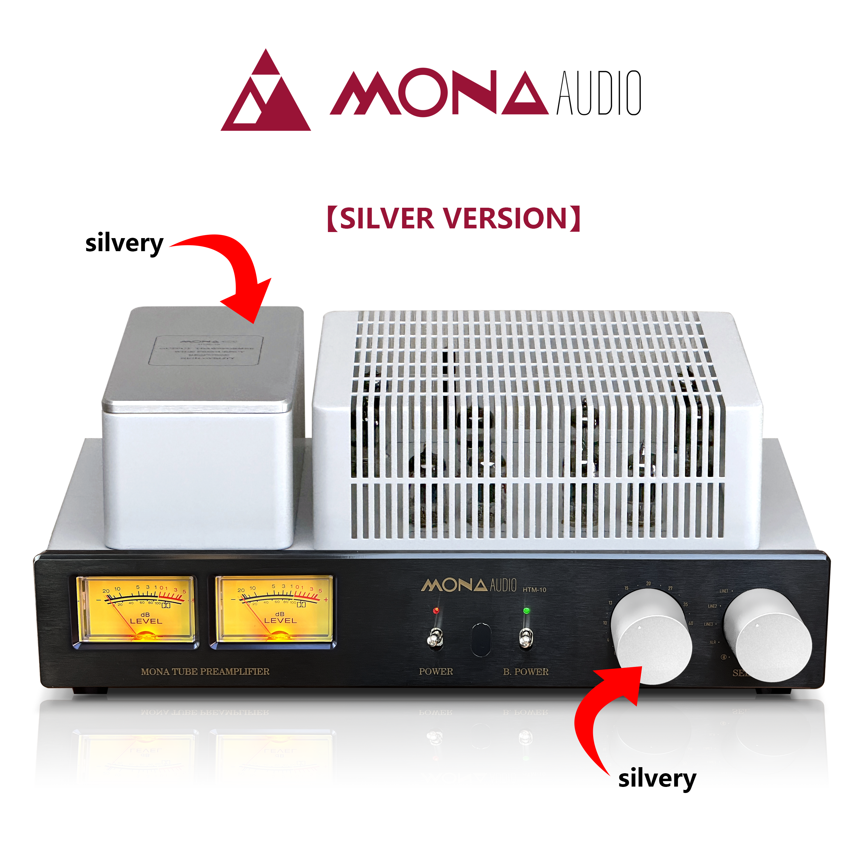 MONA HTM-10 オリジナル 新品 アルミニウム 真空管 オーディオ アンプ