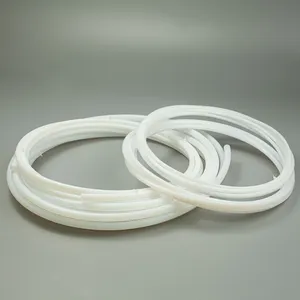 1mm 2mm 3mm 4mm 5mm Tubo de te flon hortum Ptfe tüp toptan yüksek sıcaklık özel boyut beyaz yakıt hattı Ptfe hortum