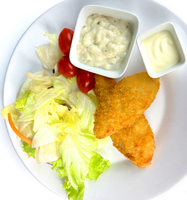 Fabricant d'usine OEM HACCP BRC CASHER HALAL SEDEX BSCI IFS Vente en gros de filets de morue carrés panés surgelés en vrac