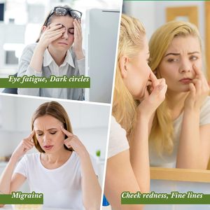 Masque facial en <span class=keywords><strong>jade</strong></span>, masque facial rafraîchissant en <span class=keywords><strong>pierre</strong></span> naturelle verte, outils <span class=keywords><strong>de</strong></span> soin <span class=keywords><strong>de</strong></span> la peau pour soulager les poches sous les yeux, les cernes - Product Image 4