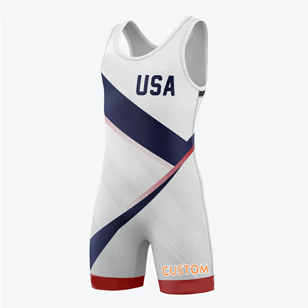 Custom Wrestling Singlet Men Body Wear Bodysuit Overalls One-piece Men Transparent Wrestling Uniform