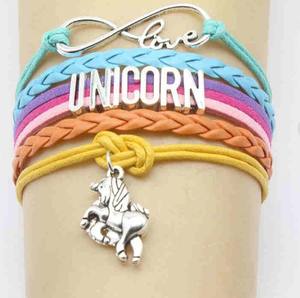 Pulsera de cuero tejida multicapa Pulsera de amor infinito Pulsera de <span class=keywords><strong>alfabeto</strong></span> JOKER de moda - Product Image 3