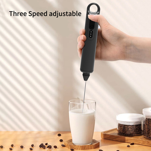 Espumador de Leche Eléctrico Recargable por USB, Batidor Automático de 3 Cabezas con Velocidad Variable, para Uso Doméstico y Exterior, con Logotipo OEM - Product Image 2