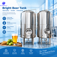 Cuve de brassage en acier inoxydable SUS304 pour le stockage du saké avec pierre de carbonatation et nettoyage CIP 1000L 2000L 3000L
