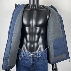 कस्टम कढ़ाई लोगो पॉलिएस्टर वाटरप्रूफ सॉफ्ट शेल फुल-ज़िप जैकेट टीम कॉर्पोरेट वर्दी महिला नरम जैकेट पुरुष - Product Image 6