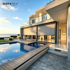 Persianas Exteriores Automáticas ZERATECH con Motor Inteligente, <span class=keywords><strong>Cortinas</strong></span> Impermeables <span class=keywords><strong>de</strong></span> Aluminio <span class=keywords><strong>para</strong></span> Muro Cortina <span class=keywords><strong>de</strong></span> Vidrio, Balcón, con Certificación CE - Product Image 3